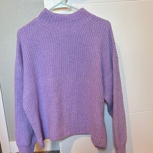 Old Navy Women's Lavender Turtleneck Sweater